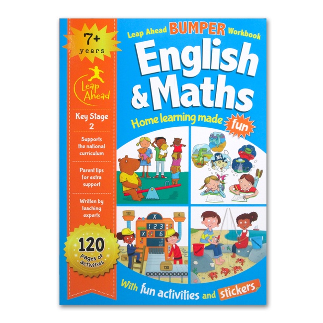 Jual Leap Ahead Bumper Workbook English & Math Home Learning Made Fun ...