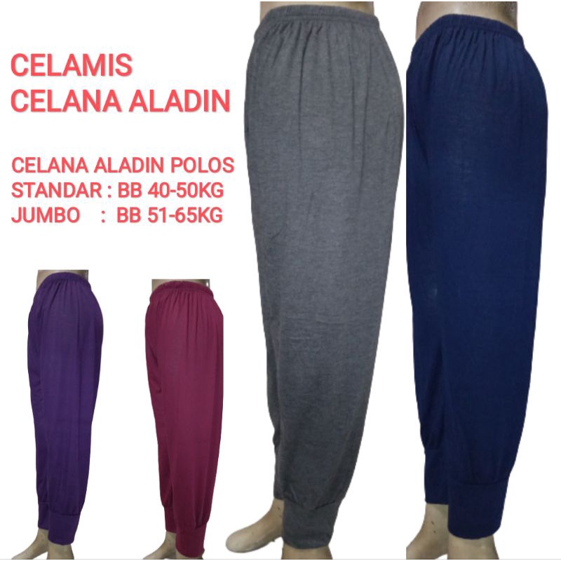 Jual Celamis Jumbo Dan Standar Polos Dalaman Gamis Wanita Celana