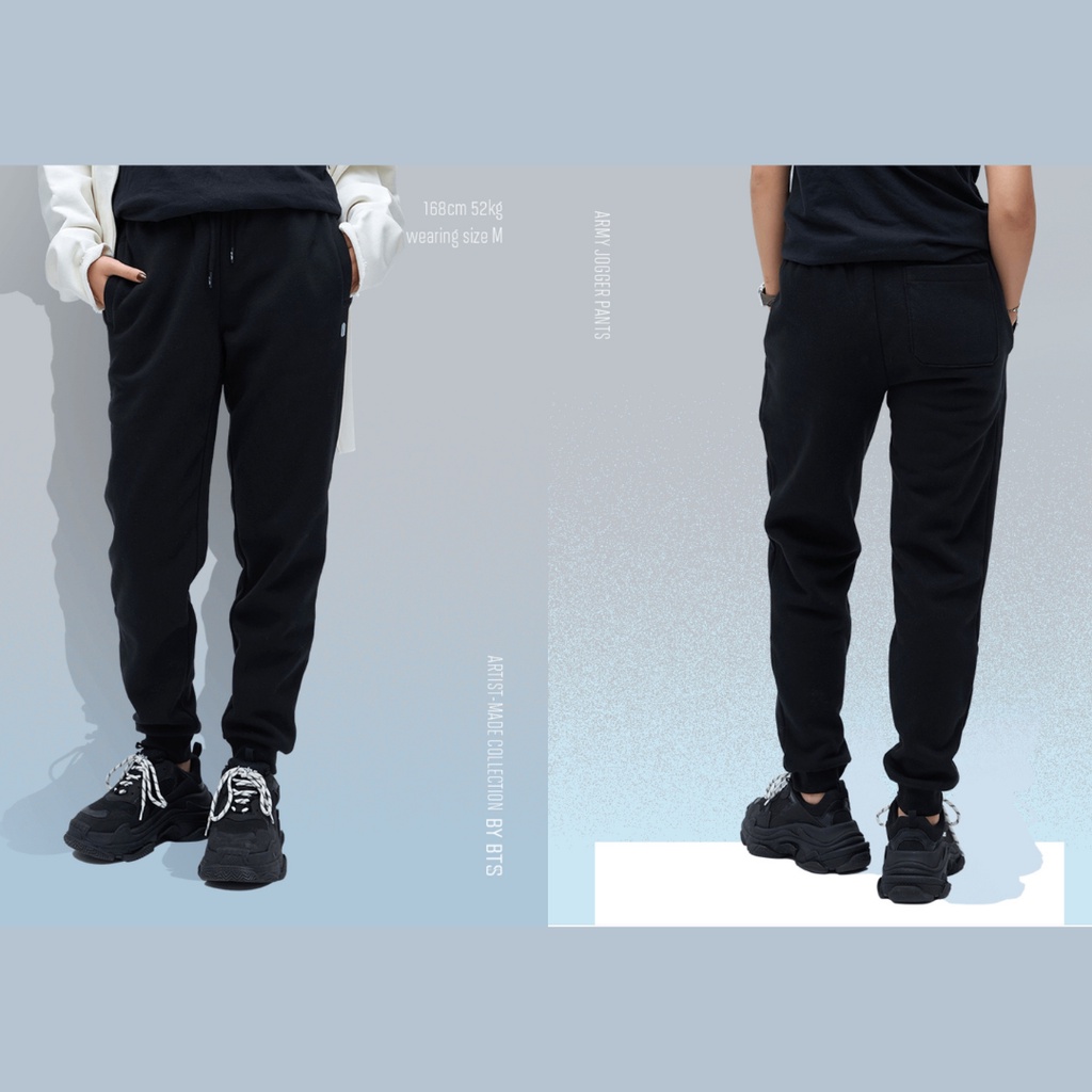 Hold for CJ high quality Colon BTS Artist Made - RM Black Joggers - XL