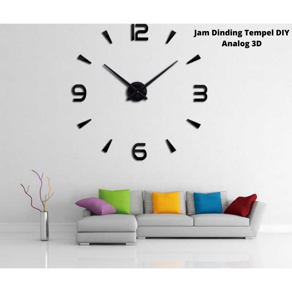 Jual Jam Dinding Aesthetic Jam Dinding Jam Dinding Tempel Diy Analog D Shopee Indonesia