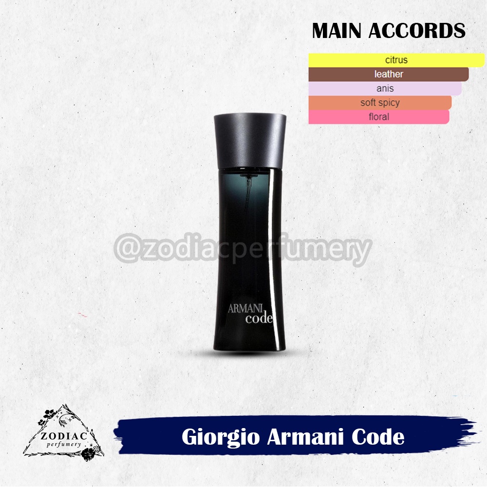 Jual Giorgio Armani Black Code EDT 75ml 125ml 100 Original