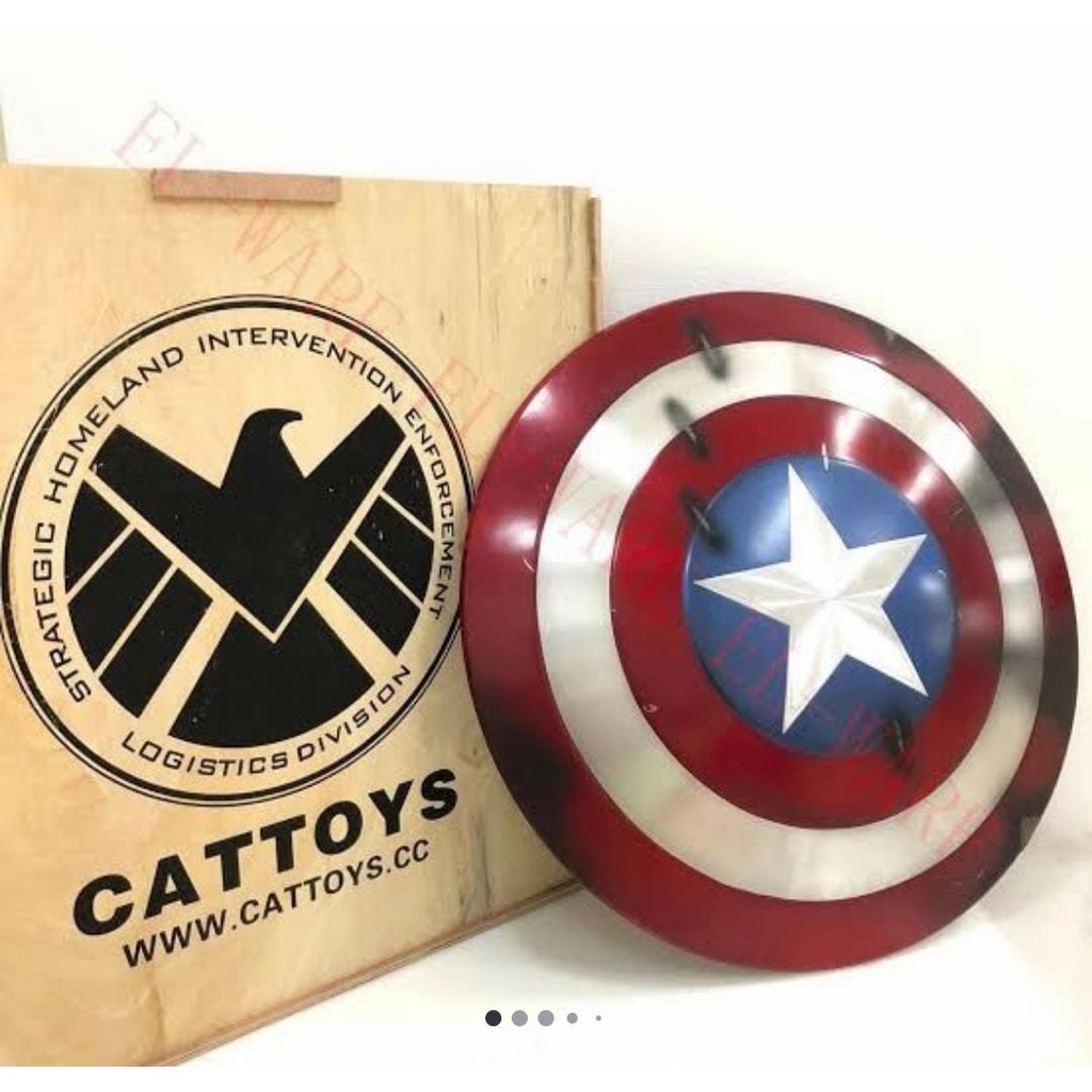 キャプテンアメリカ シールド cattoys 盾 レプリカ 新品 プロ hZ8q