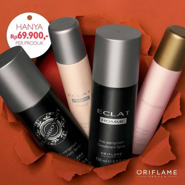 Oriflame deodorant online spray