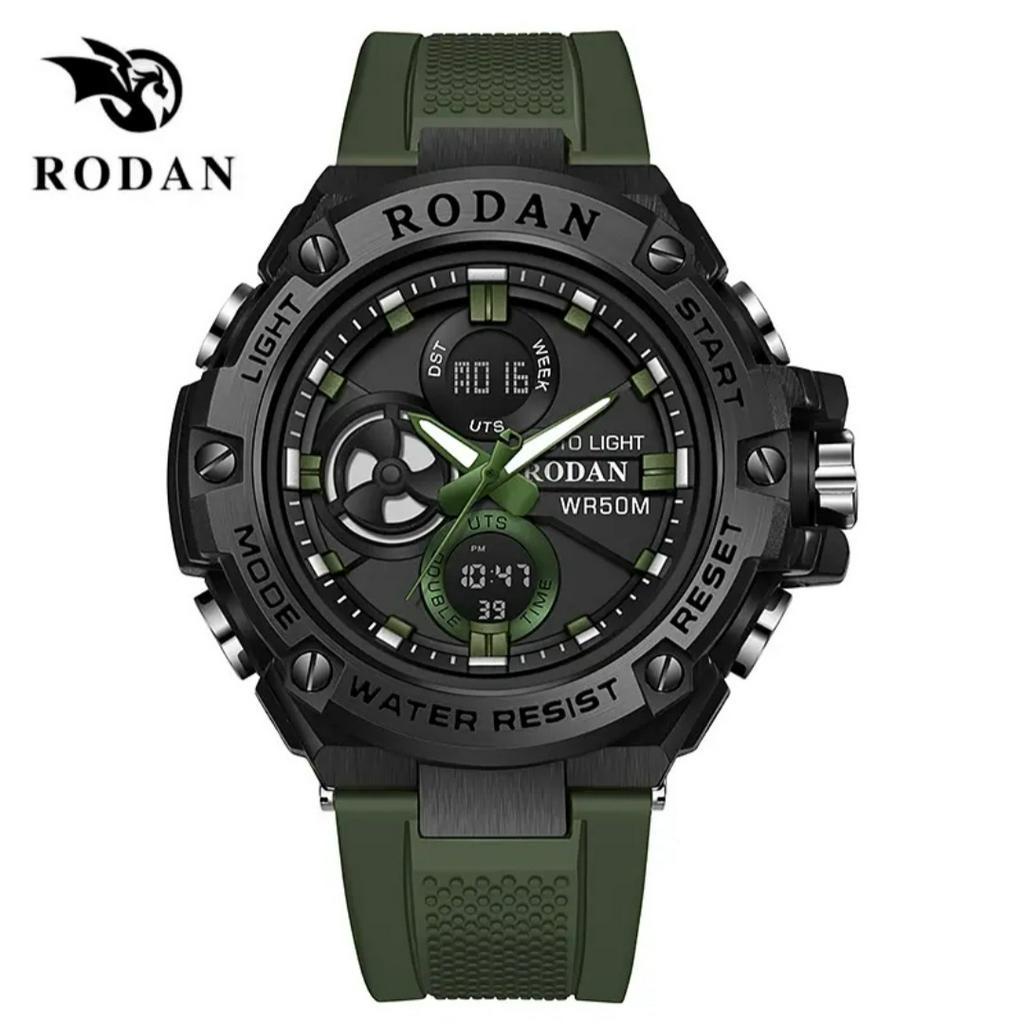 Jual RODAN 8001 JAM TANGAN PRIA ORIGINAL JAM PRIA DUAL TIME JAM TANGAN ...