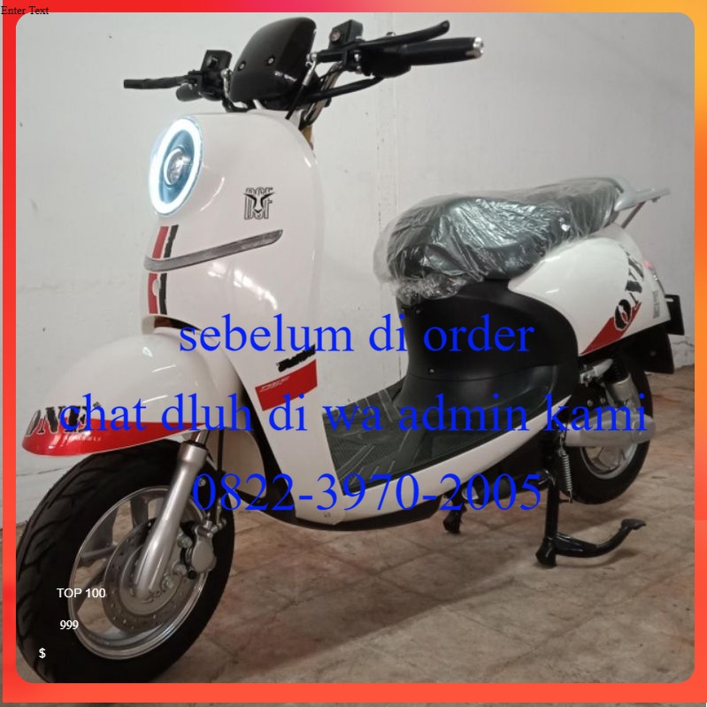 Jual Sepeda Motor Listrik U Winfly Golden Turtule V Ah Shopee Indonesia