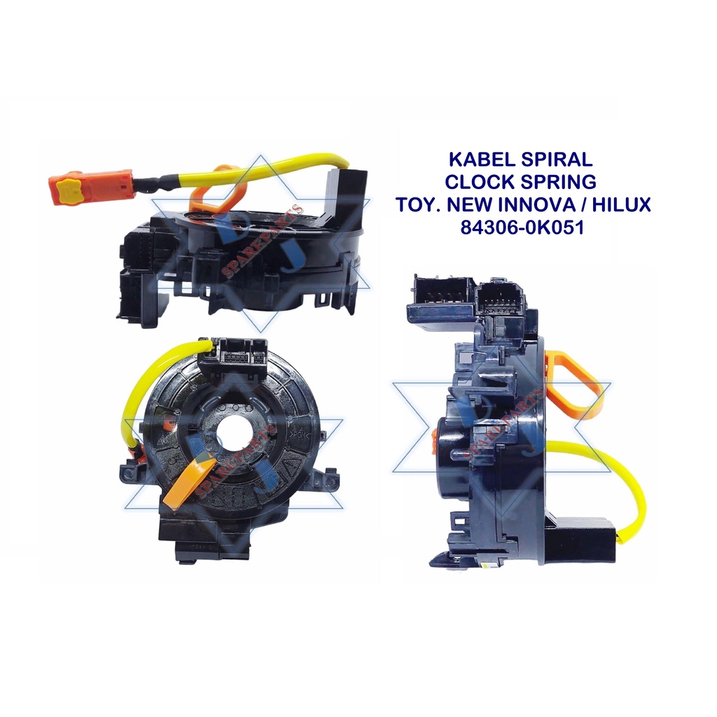 Jual KABEL SPIRAL CLOCK SPRING KLAKSON TOYOTA NEW INNOVA HILUX | Shopee ...