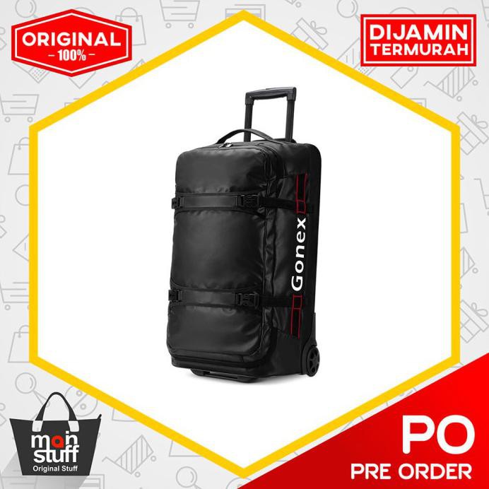 Jual GONEX ROLLING DUFFLE BAG WITH WHEELS, 70L WATER REPELLENT ORI