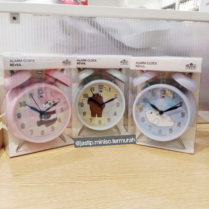 Jual MINISO ALARM CLOCK / JAM WEKER WE BARE BEAR Shopee Indonesia