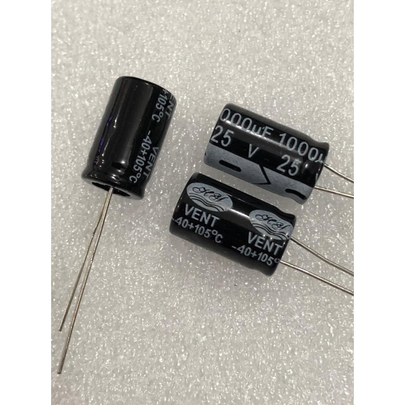 Jual 100pcs Capacitor Elco 1000uf 25v Kapasitor Elko 1000uf 25v Shopee Indonesia 7059