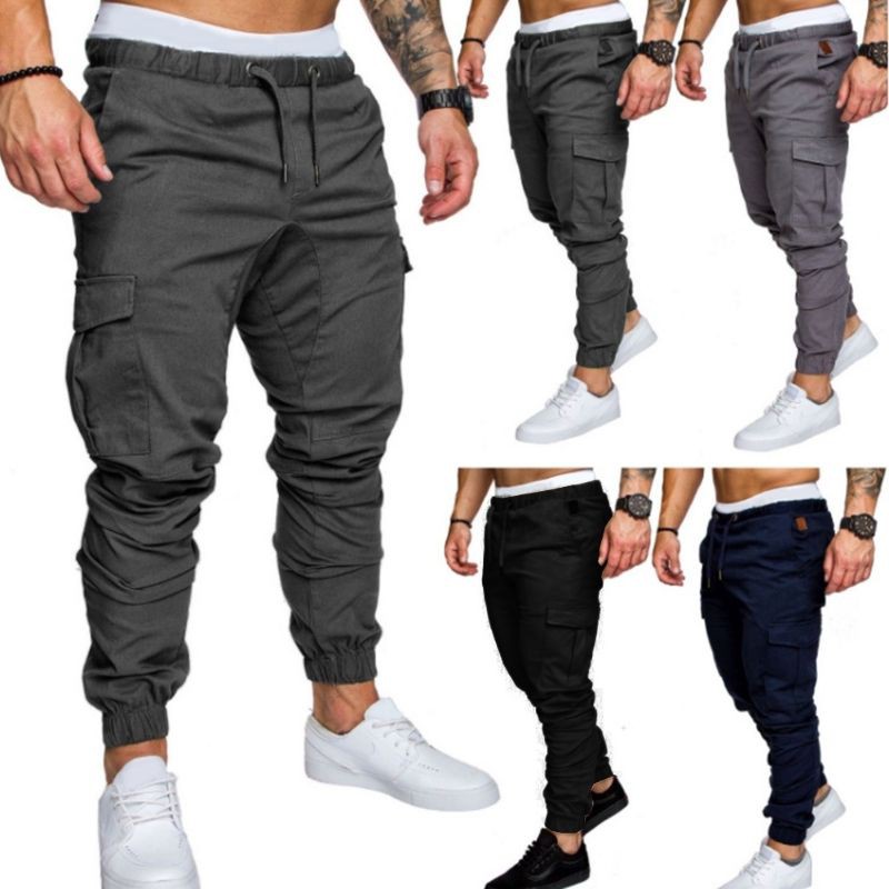 Jual Celana Jogger Cargo Pria Pinggang Karet Strecth Premium 27-44 Big ...