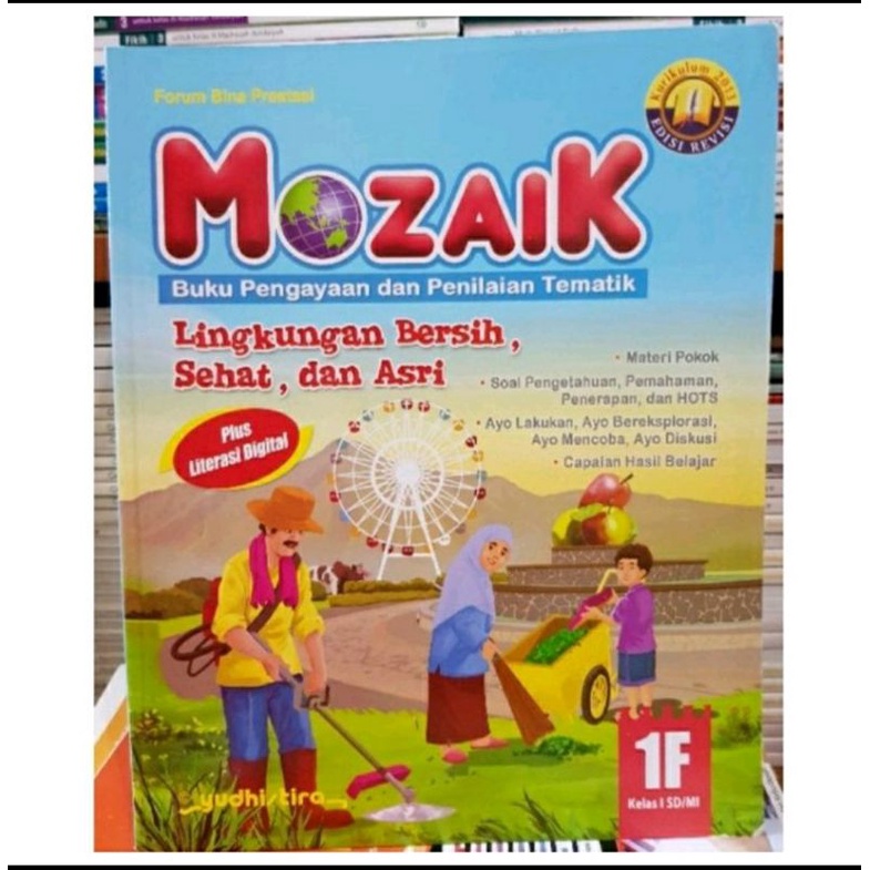 Jual Buku Mozaik Pengayaan Dan Penilaian Tematik Kls Sd Mi Shopee