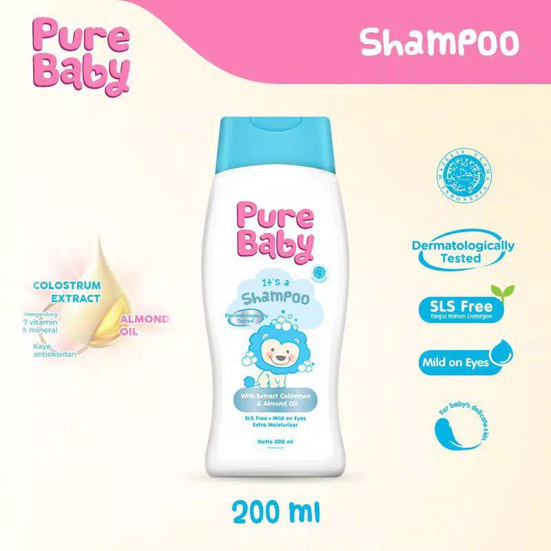 Jual Pure Baby Shampoo 200ml Shopee Indonesia