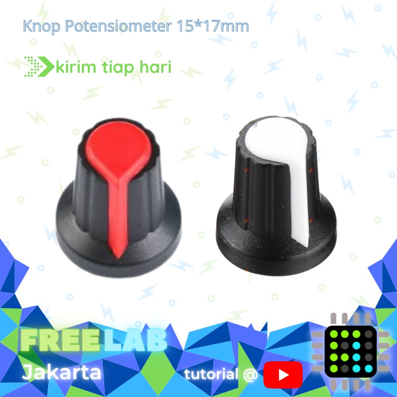 Jual Knop Potensio Wh Ag Potensiometer Knob Tutup Potentiometer