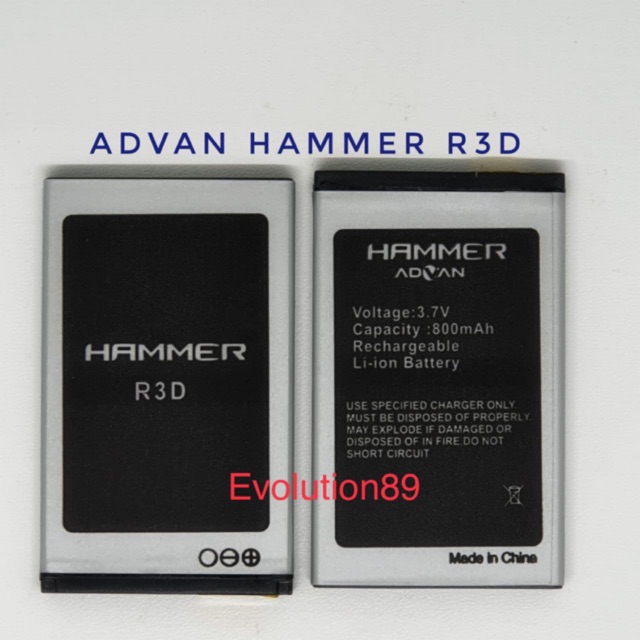 Jual Baterai Advan HAMMER R3D Battery Original Batre | Shopee Indonesia