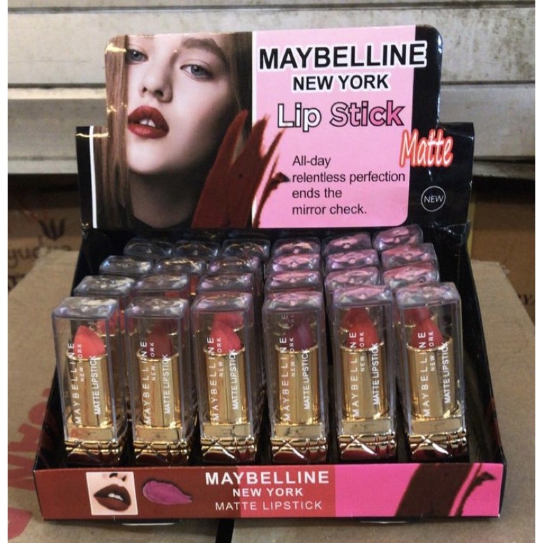 Jual MAYBELLINE NEW YORK MATTE LIPSTICK/ LIP PADAT MAYBELLINE (per box