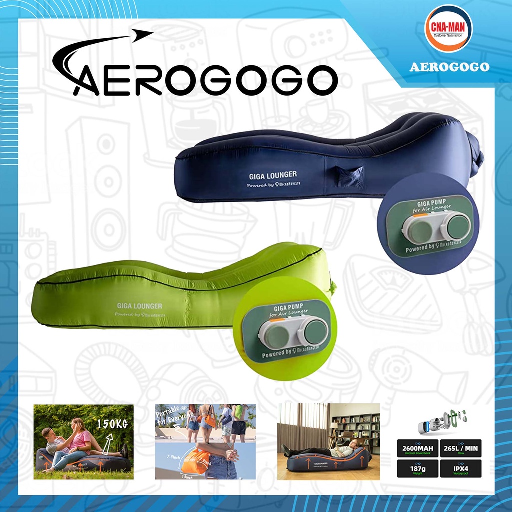 Jual Aerogogo Giga Lounger Inflatable Leisure Bed Sofa Kursi Angin ...