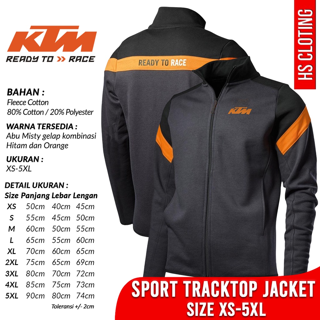 Jual Jaket Motor XS-5XL KTM Motorcycle Ready To Race Motocross MX ...