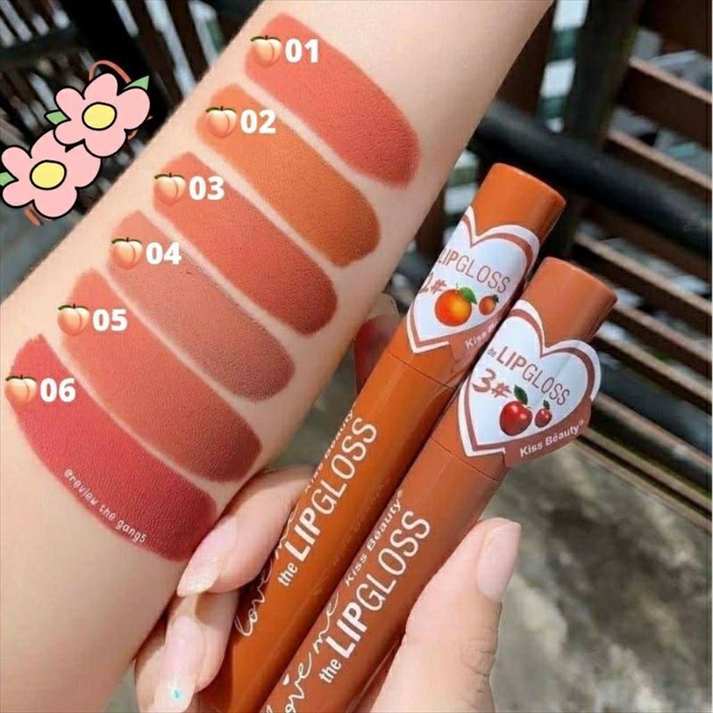 Jual Ls 827 Ecer Lip Gloss Lipglos Fruit Heart Love Me Lip Colors Lip Cream Honey Nude 6264