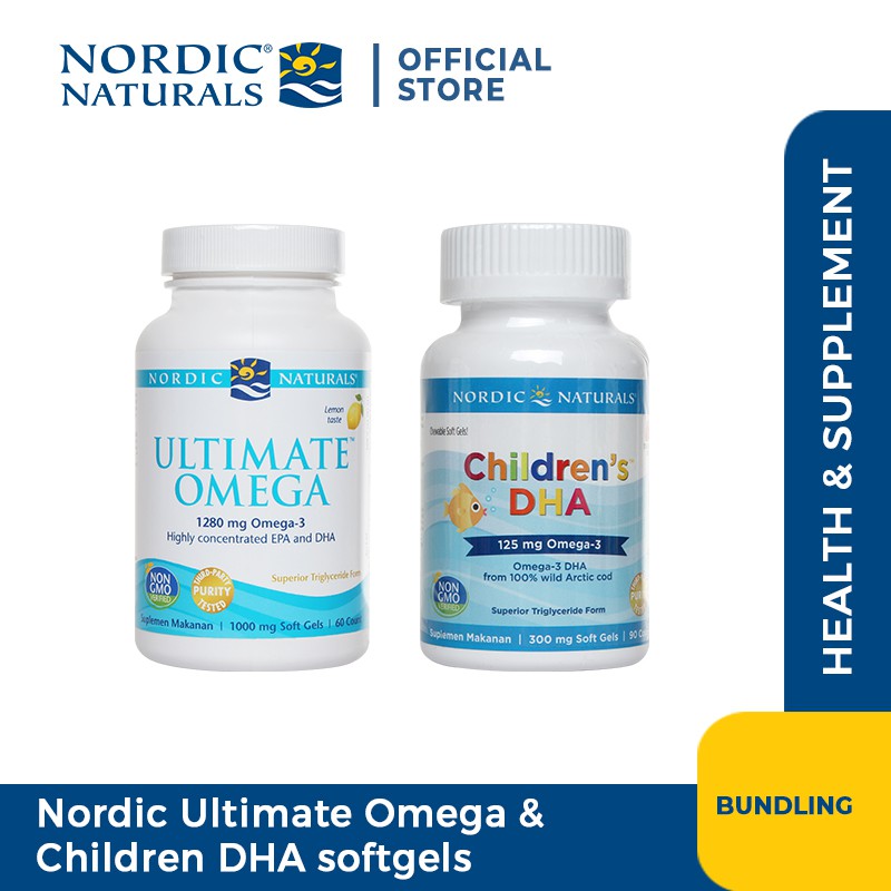 Jual Nordic Naturals Ultimate Omega + Children'S Dha Softgels | Shopee ...