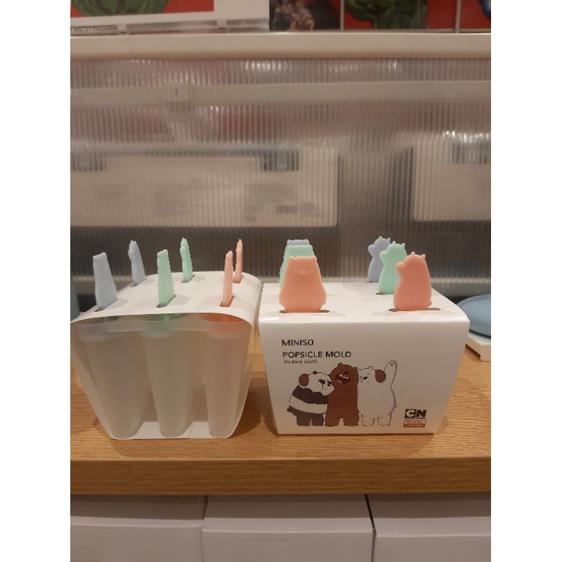 Jual Miniso Popsicle Mold We bare bears | Cetakan Jelly/Ice cream ...