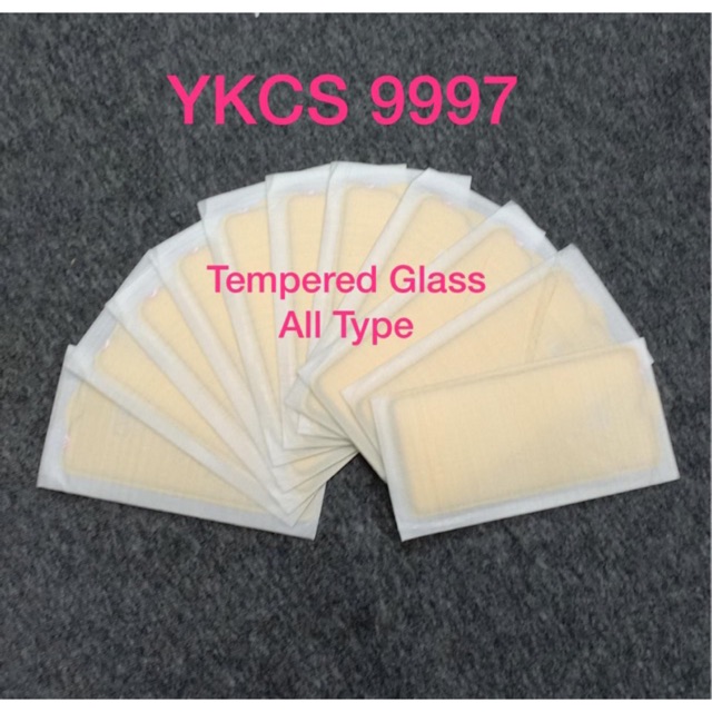 Jual YKCS 9997 Tempered Glass kaca All Type full clear list black ...