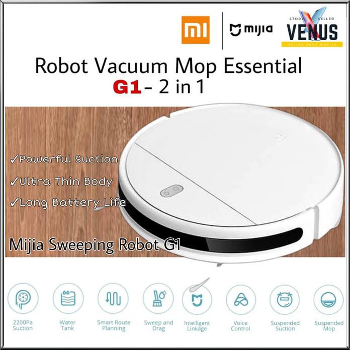 Jual XIAOMI ROBOT VACUUM MOP ESSENTIAL AKA MIJIA G1 2 IN 1 VACUM MOP ...