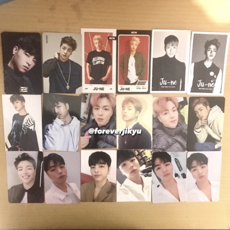 Jual IKON JUNHOE JUNE OFFICIAL ALBUM PHOTOCARD PC WELCOME BACK NEW KIDS ...