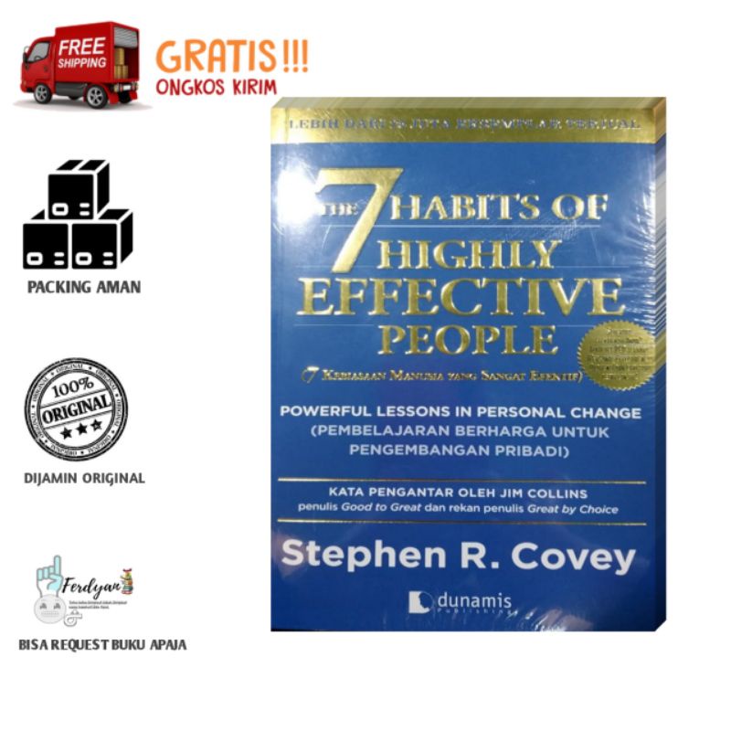 Jual The 7 Habits Of Highly Effective People By Stephen R. Covey Buku ...