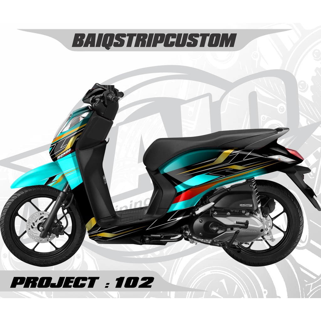 Jual DECAL HONDA GENIO FULL BODY MOTIF MATIC RACING | Shopee Indonesia