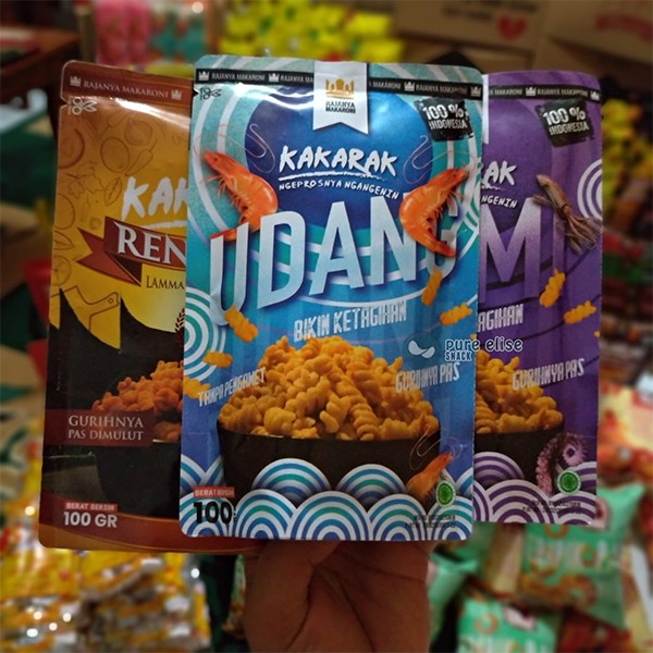 Jual Makaroni Kakarak | Rasa Udang | Rasa Rendang | Rasa Cumi | Rajanya ...