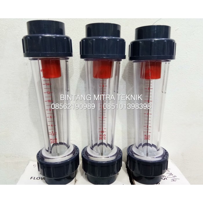 Jual ROTAMETER FLOWMETER AIR PLASTIK TUBE 2