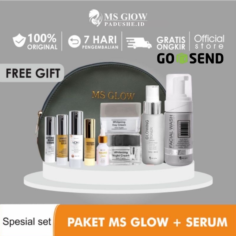 Jual MS GLOW Paket Wajah 100% Original Ms Glow Paket Kecantikan | Ms