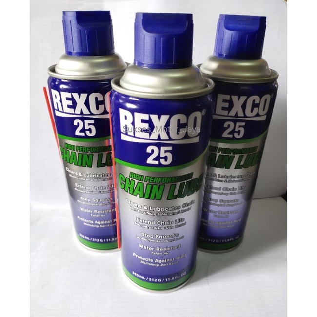 Jual Rexco Chain Lube 25 Pelumas Rantai 350ml | Shopee Indonesia