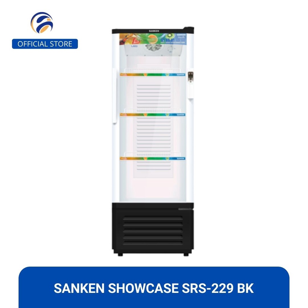 Jual Sanken Srs Bk Mr Showcase Lemari Pendingin Kapasitas Liter Shopee Indonesia