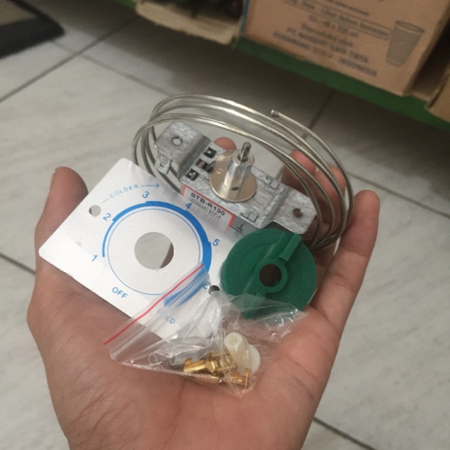 Jual Thermostat Kulkas ATB R 132 R132 suhu untuk 1 2 pintu sanyo sharp ...