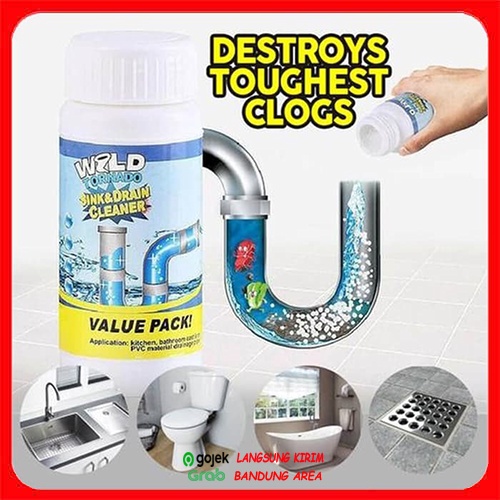 Jual Wild Tornado Anti Sumbat Toilet WC Saluran Air Wastafel Mampet