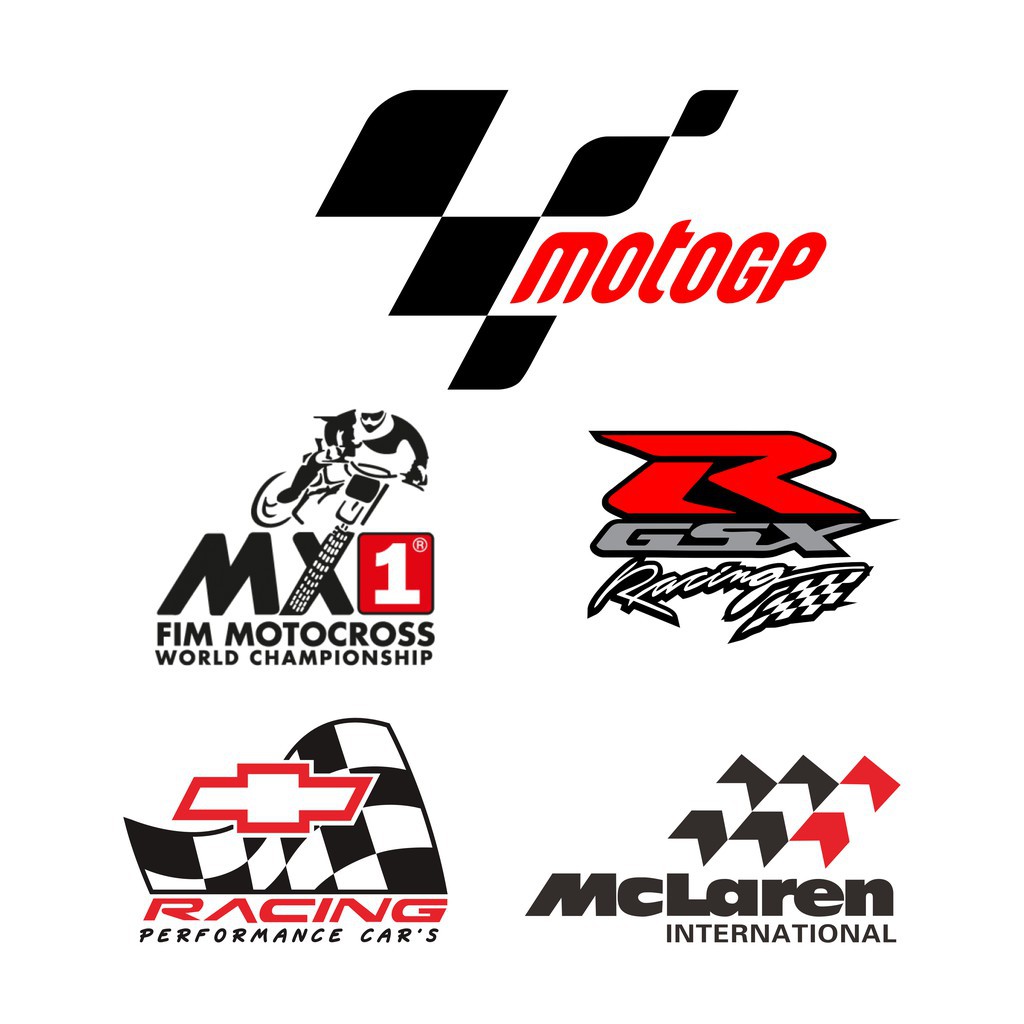 Jual Sticker MotoGP ; RACING ; MOTOCROSS ; MCLAREN ; GSX RACING ...