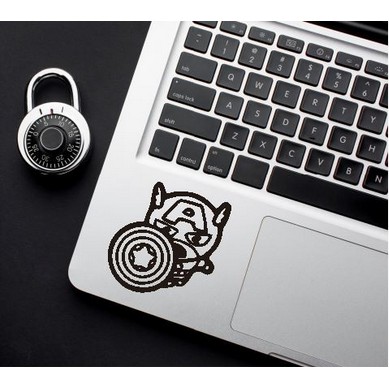 Jual Stiker Chibi Captain America Avenger Kids Laptop Helm Motor Mobil ...