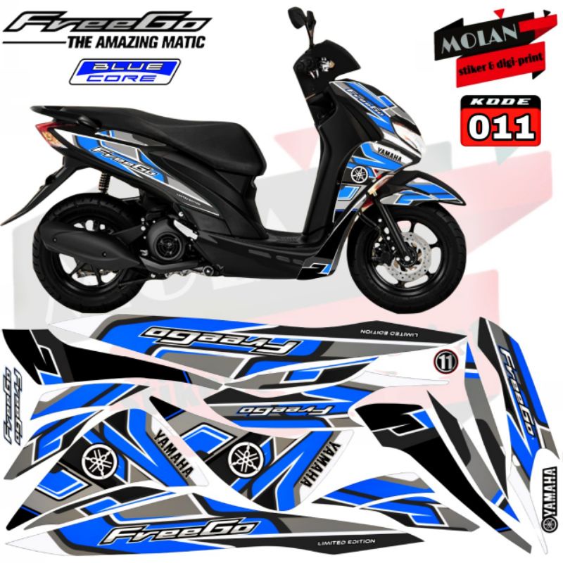 Jual Decal Sticker Striping Variasi Semi Fullbody Freego Decal