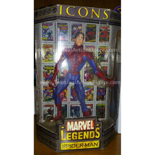 Jual Jual Action Figure Marvel Legends Icons SpiderMan Unmasked TOY