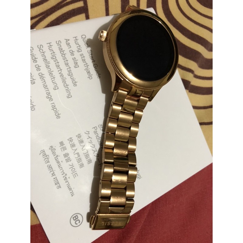 Jual Fossil Smart Watch Q Venture Gen 3 42mm Stainless Steel Rose Gold DW5A preloved Shopee Indonesia