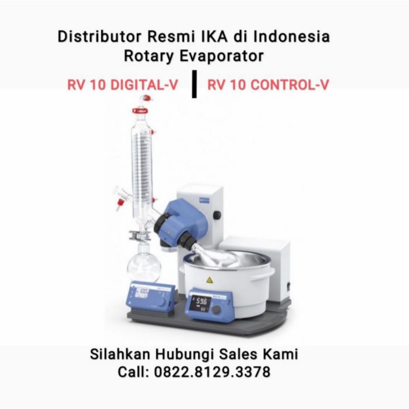 Jual IKA Rotary Evaporator RV 10 Digital V IKA RV 10 Digital Vertical