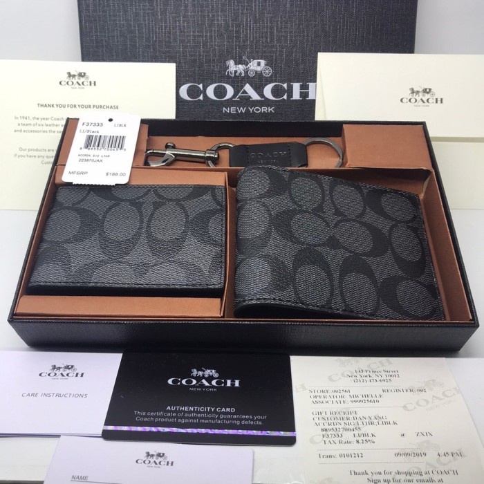 Cartera coach hombre discount original