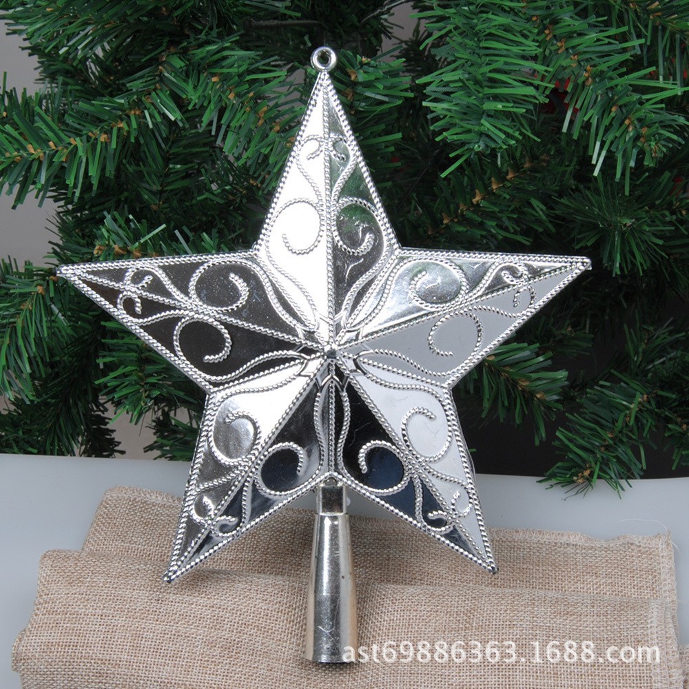 Jual Tsk 15 Cm Bintang Top Star Ukir Dekorasi Ornamen Pohon Natal Aksesoris Gantungan Shopee 4790