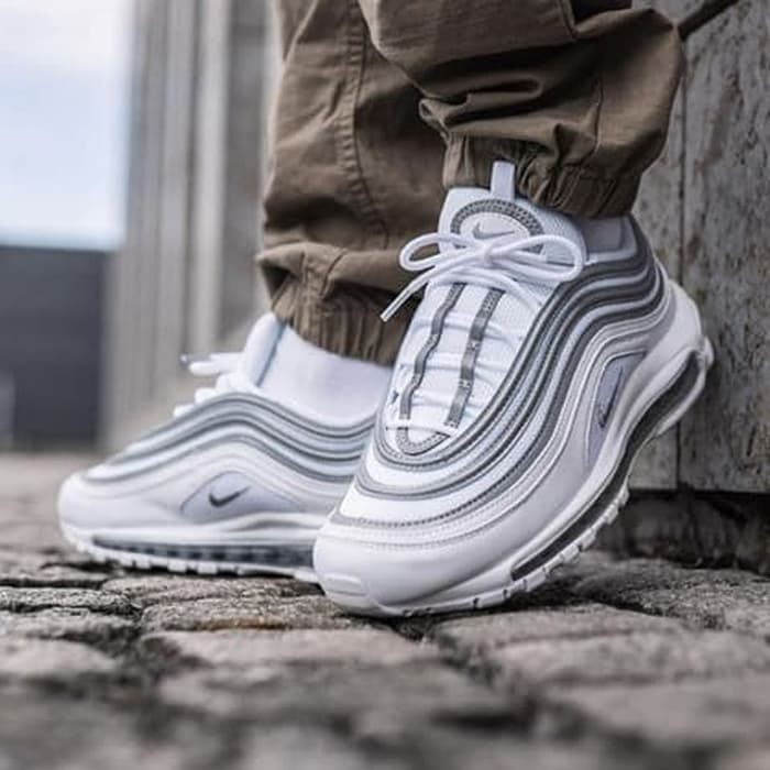 Jual Sepatu Nike Air Max 97 White Reflect Silver Premium Original Shopee Indonesia