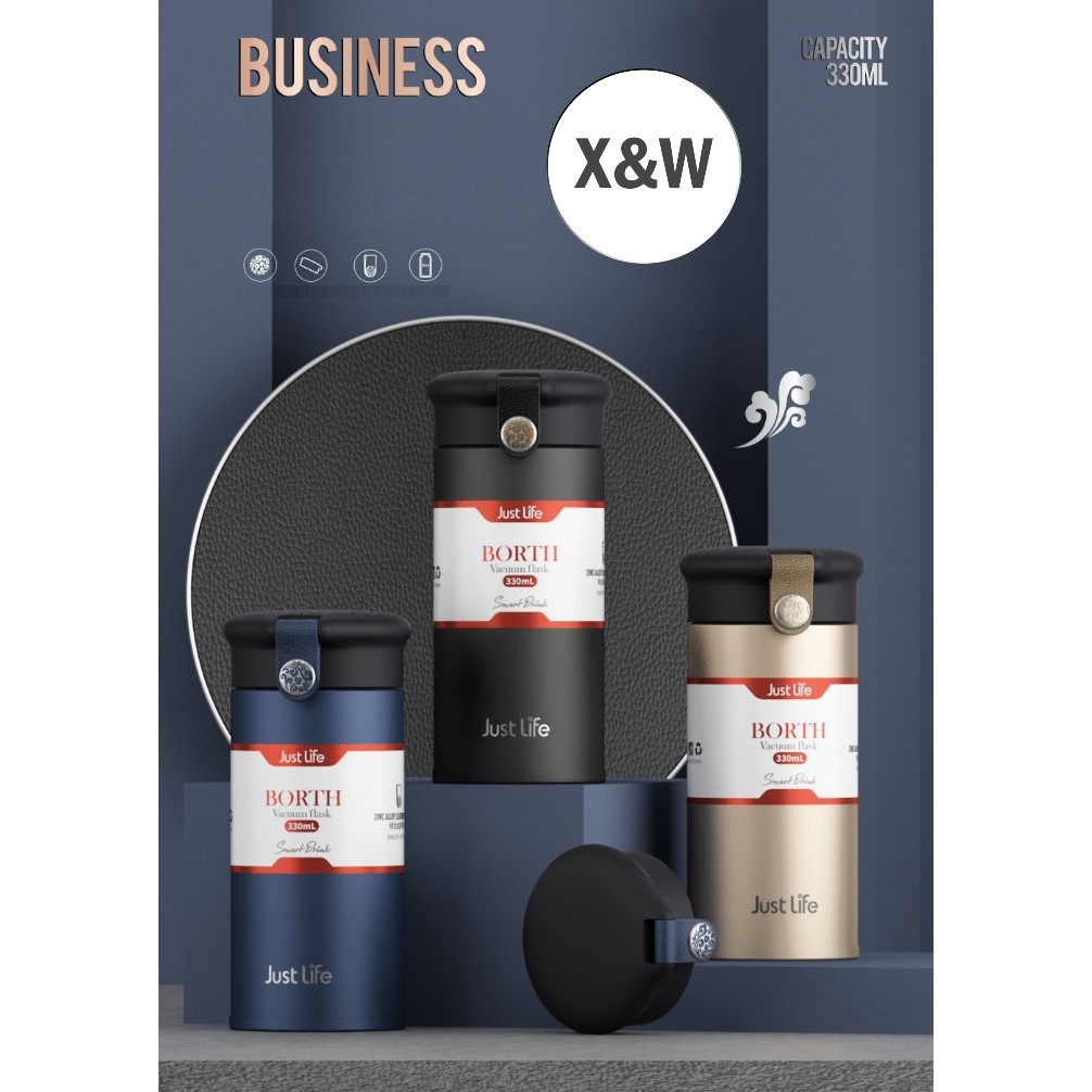 Jual X&W Botol Minum J147 Thermos Stainless 304 Vakum Flask Tahan Panas ...