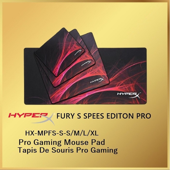 Jual HyperX FURY S Speed Edition Pro Gaming Mouse Pad SM/M/L/XL ...