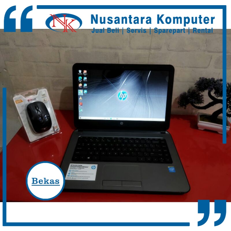 Jual Laptop Hp 14 R019tu Hitam Celeron N2840 Ram 4gb Ssd 256gb Shopee Indonesia 7569