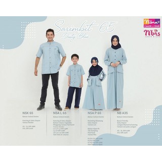 Jual Promo Gamis Nibras Nb A Navy Dusty Blue Bahan Katun Oxford Denim Baju Busana Muslim Dress