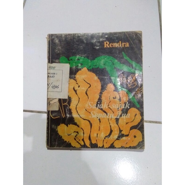 Jual buku sajak-sajak sepatu tua oleh rendra | Shopee Indonesia